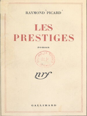 cover image of Les prestiges